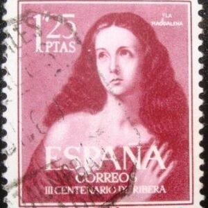 Selo postal da Espanha de 1954 El Españoleto