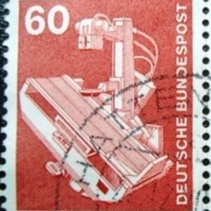 Selo postal da Alemanha de 1978 X-ray device