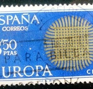 Selo postal da Espanha de 1970 EUROPA Symbols
