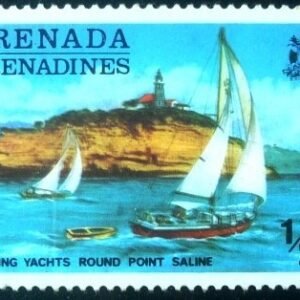 Selo postal de Grenada Grenadines de 1975 Cruising yachts N