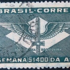 Selo postal comemorativo do Brasil de 1941 - C 170 U