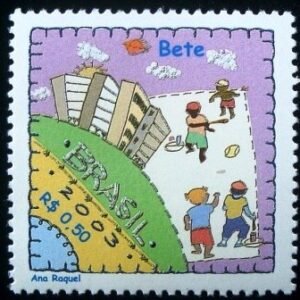 Selo postal do Brasil de 2003 Bete