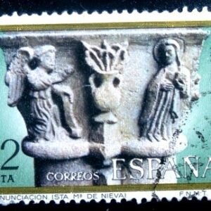 Selo postal da Espanha de 1978 The Annunciation