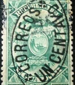 1909 - Overprinted Fiscal stamps, 1