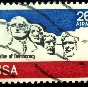 Selo postal dos Estados Unidos de 1974 Rushmore National Memorial