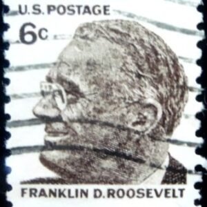 Selo postal dos Estados Unidos de 1968 Franklin D. Roosevelt