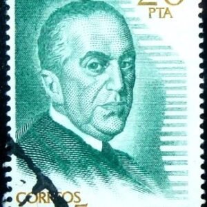 Selo postal da Espanha de 1979 Gregorio Marañon