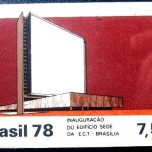 Selo postal do Brasil de 1978 Brapex III N B