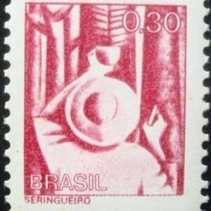 Selo postal Regular emitido no Brasil em 1976 560 N