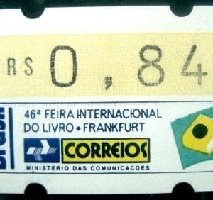 Selo postal do Brasil de 1994 Feira Livro Frankfurt 0.84