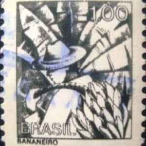 Selo postal Regular emitido no Brasil em 1979 - 577 U