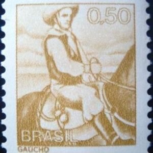 Selo postal Regular emitido no Brasil em 1979 - 587 M