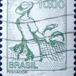 Selo postal Regular emitido no Brasil em 1979 - 597 U