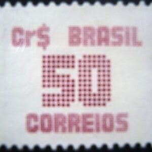 Selo postal do Brasil de 1985 Cifra Cr$ 50 - 633 N