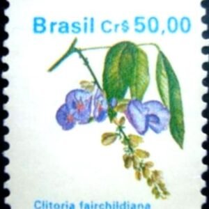 Selo postal regular emitido no Brasil em 1990 - 681 M