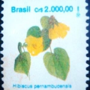 Selo postal regular emitido no Brasil em 1992 - 687 M