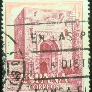 Selo postal da Espanha de 1975 La Alhambra