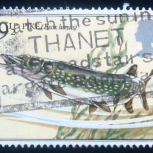Selo postal do Reino Unido de 1983 Northern Pike