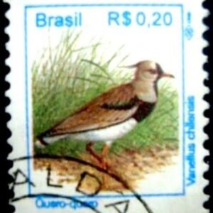 Selo postal regular emitido no Brasil em 1994 - 714 U