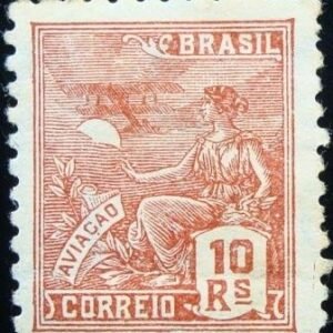 Selo postal do Brasil de 1940 Aviação 10
