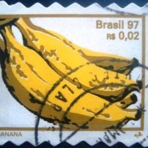 Selo postal regular emitido no Brasil em 1998 - 750 U