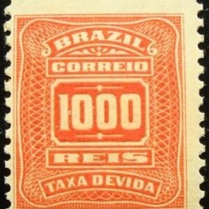 Selo postal do Brasil de 1906 Cifra ABN 1000