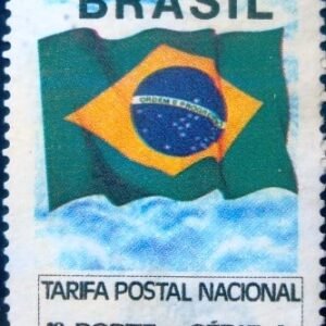 Selo postal regular emitido no Brasil em 1991 689 N