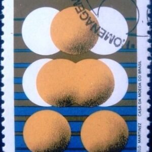 Selo postal do Brasil de 1977 BNDE