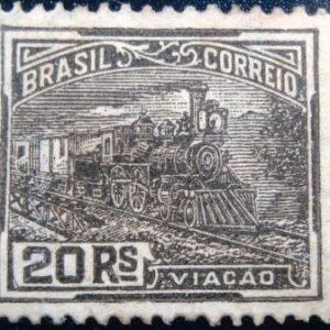 Selo postal Regular emitido no Brasil em 1924 - 217 N