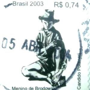 Selo postal Regular emitido no Brasil em 2003 - 827 U