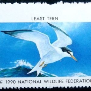 Selo National Wildlife Federation de 1990 Least Tern