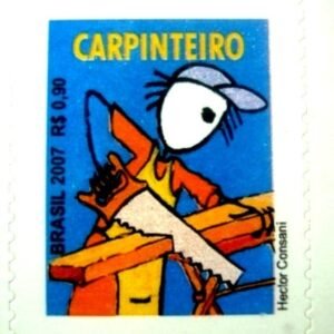 Selo postal Regular emitido no Brasil em 2007 - 845 M