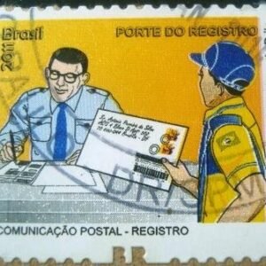 Selo postal Regular emitido no Brasil em 2011 - 857 U
