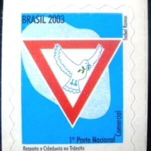 Selo postal Regular emitido no Brasil em 2003 - 826 M