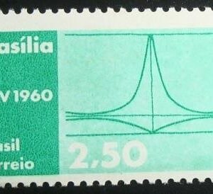 Selo postal do Brasil de 1960 Alvorada