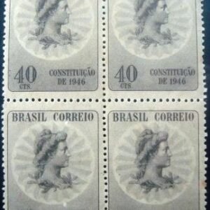 Quadra de selos comemorativos de 1946 - C 223 N