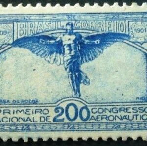 Selo postal comemorativo do Brasil de 1934 C 65