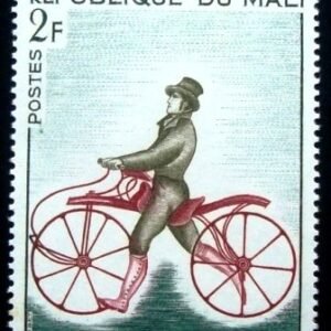 Selo postal do Mali de 1968 Draisine 1809