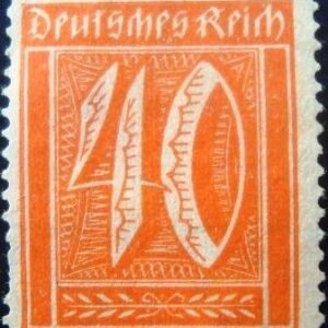 Selo postal da Alemanha de 1922 - 182 N
