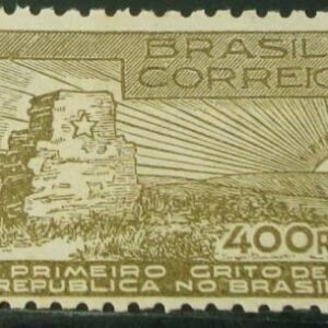 Selo postal comemorativo do Brasil de 1938 - C 129 N