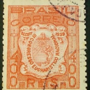 Selo postal comemorativo do Brasil de 1939 - C 137 U