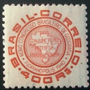 Selo postal comemorativo do Brasil de 1940 - C 151 N