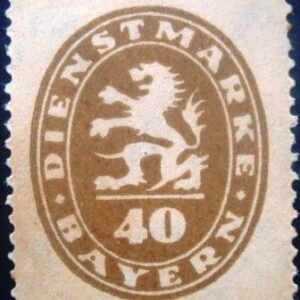 Selo postal da Alemanha de 1920 - 49 N