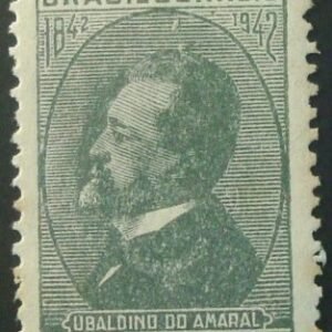 Selo postal de 1943 Ubaldino do Amaral - C 183 N