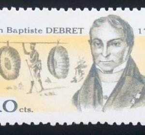 Selo postal do Brasil de 1968 Jean Baptiste Debret M