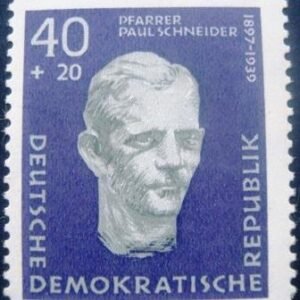 Selo postal da Alemanha de 1957 - DD 608 M