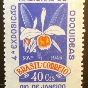 Selo postal Comemorativo do Brasil de 1946 - C 224 N