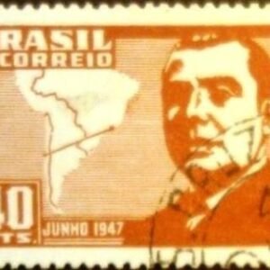 Selo postal comemorativo do Brasil de 1947 - C 228 U