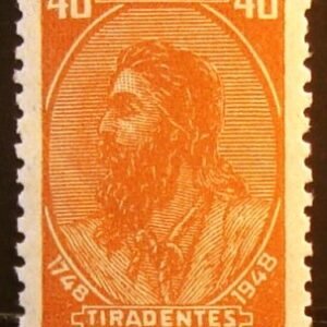 Selo postal comemorativo do Brasil de 1948 - C 240 M