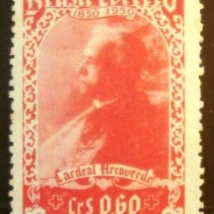 Selo postal comemorativo do Brasil de 1950 - C 250 N